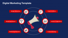 Digital Marketing Template For Presentation Slides